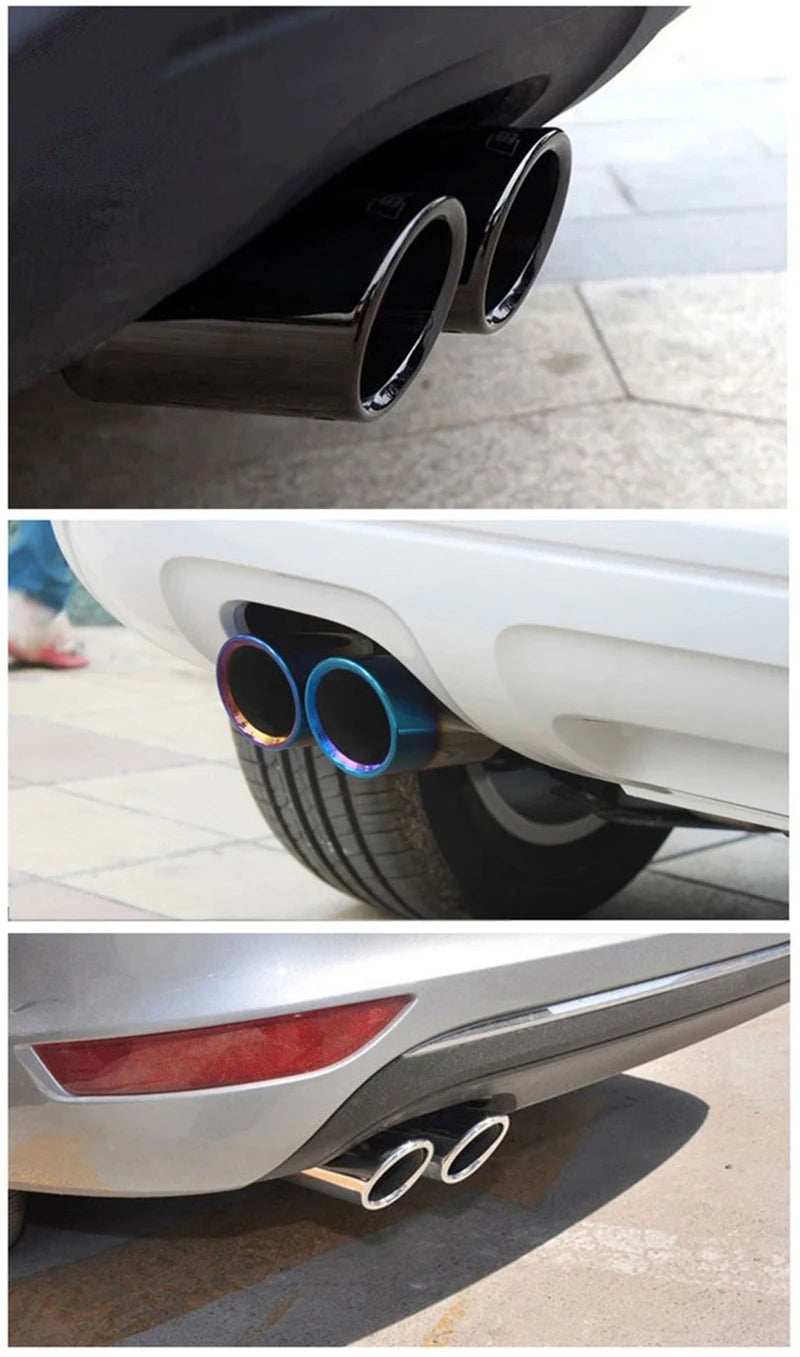 Car Styling Stainless Steel Exhaust Muffler Tip Pipe