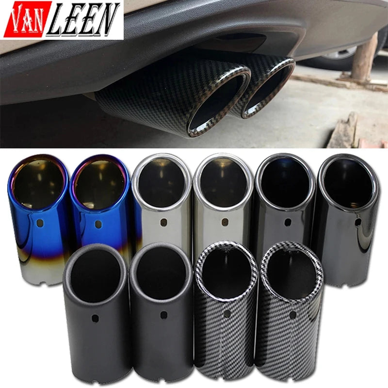 Car Styling Stainless Steel Exhaust Muffler Tip Pipe