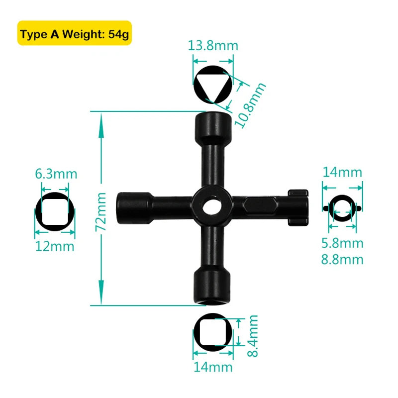 Multi-function Cross Spanner Mini