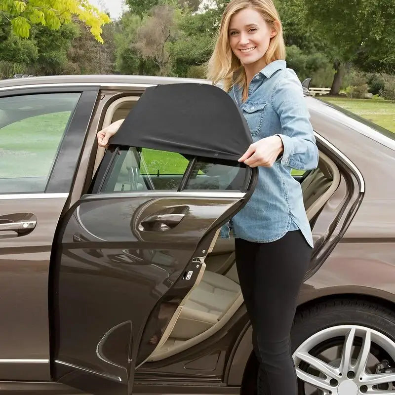 Car windshield sun shades.