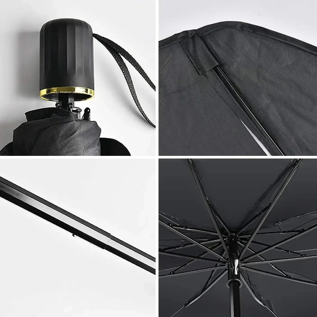 Car Sunshade Umbrella by Block & Sun Heat.