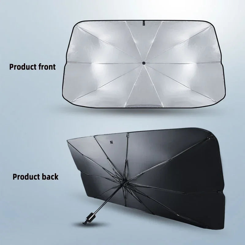 Car Sunshade Umbrella by Block & Sun Heat.