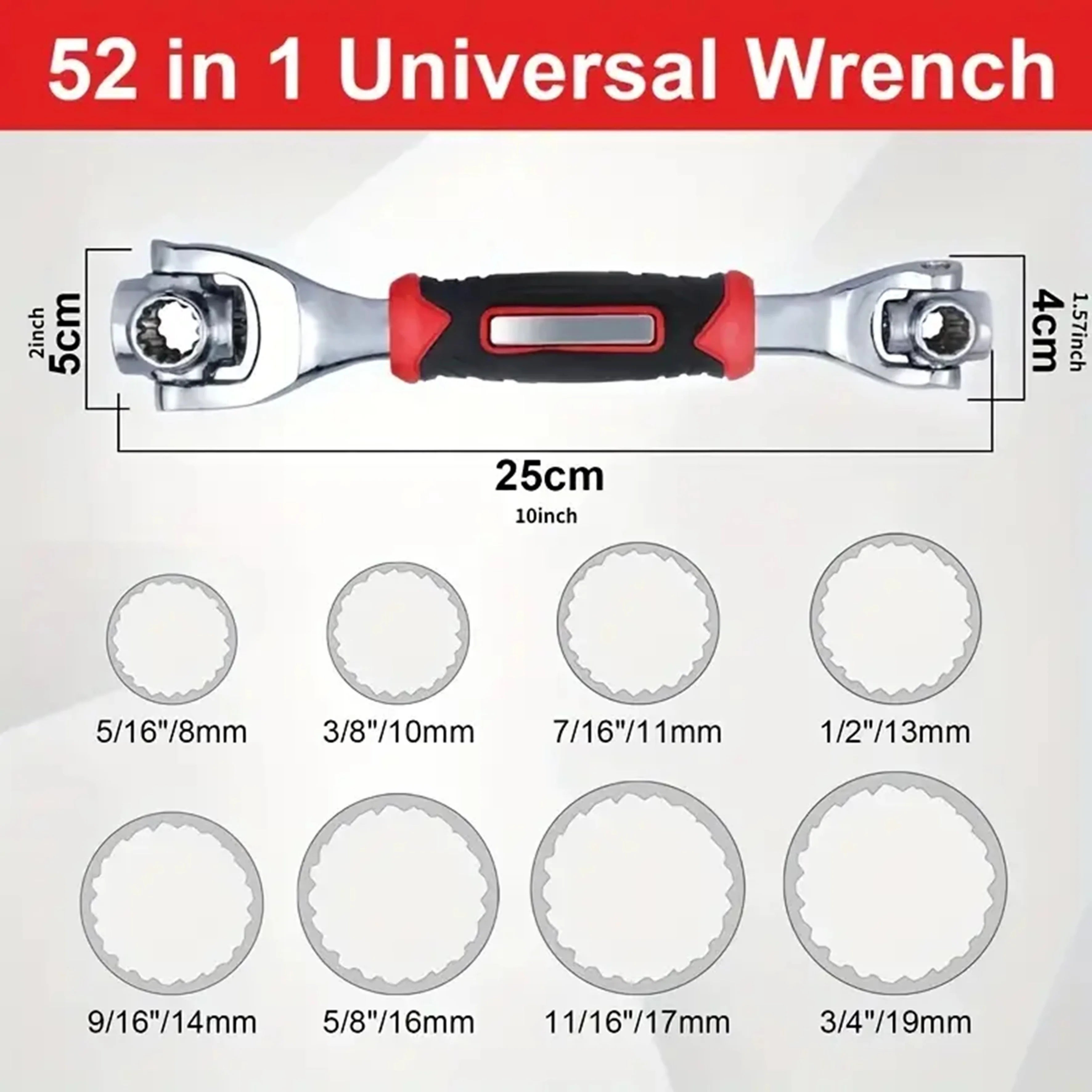 Hand Tools 360 Degree Multipurpose Tiger Wrench