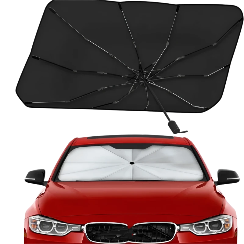 Car Sunshade Umbrella by Block & Sun Heat.