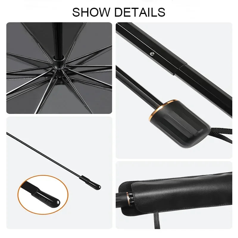 Car Sunshade Umbrella by Block & Sun Heat.