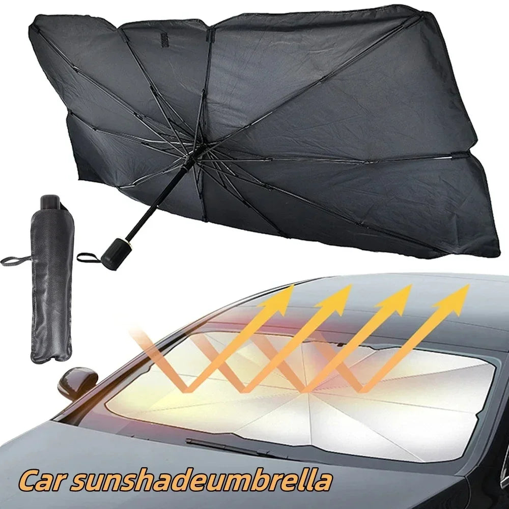 Car Sunshade Umbrella by Block & Sun Heat.