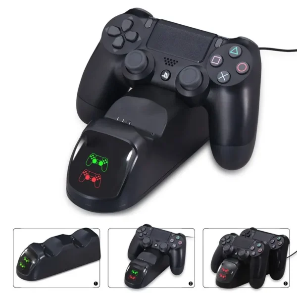 Dual Charger For PS4 Controller - Image 3