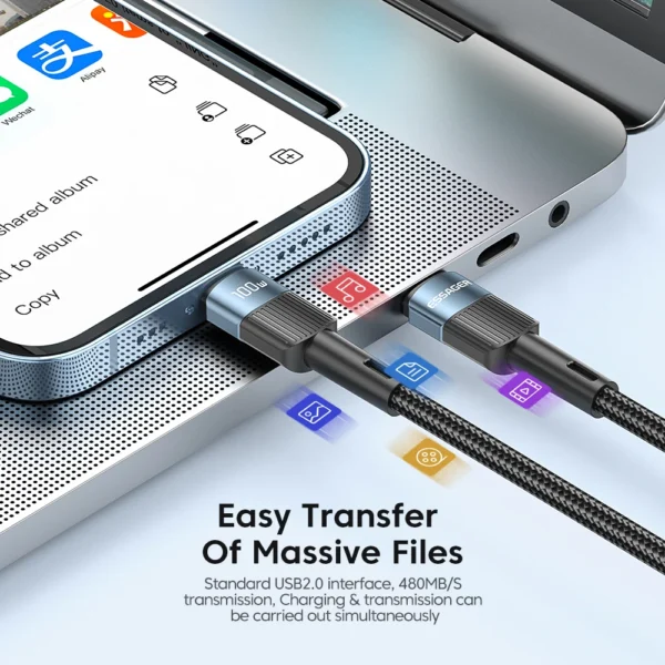 Fast Charging Pd 3.1 Cord For MacBook, Samsung, Xiaomi - Image 5